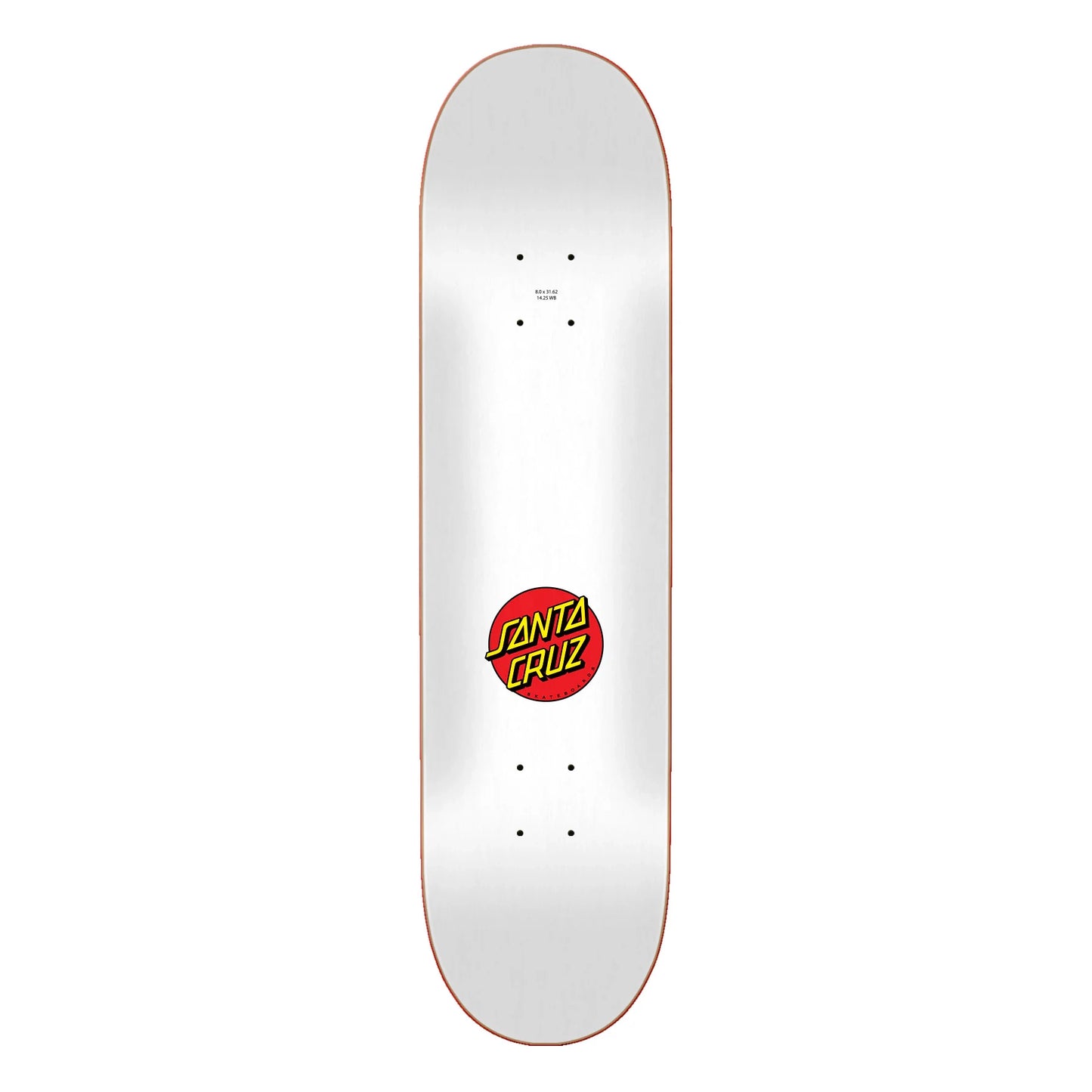Santa Cruz – Classic Dot – White – 8.0