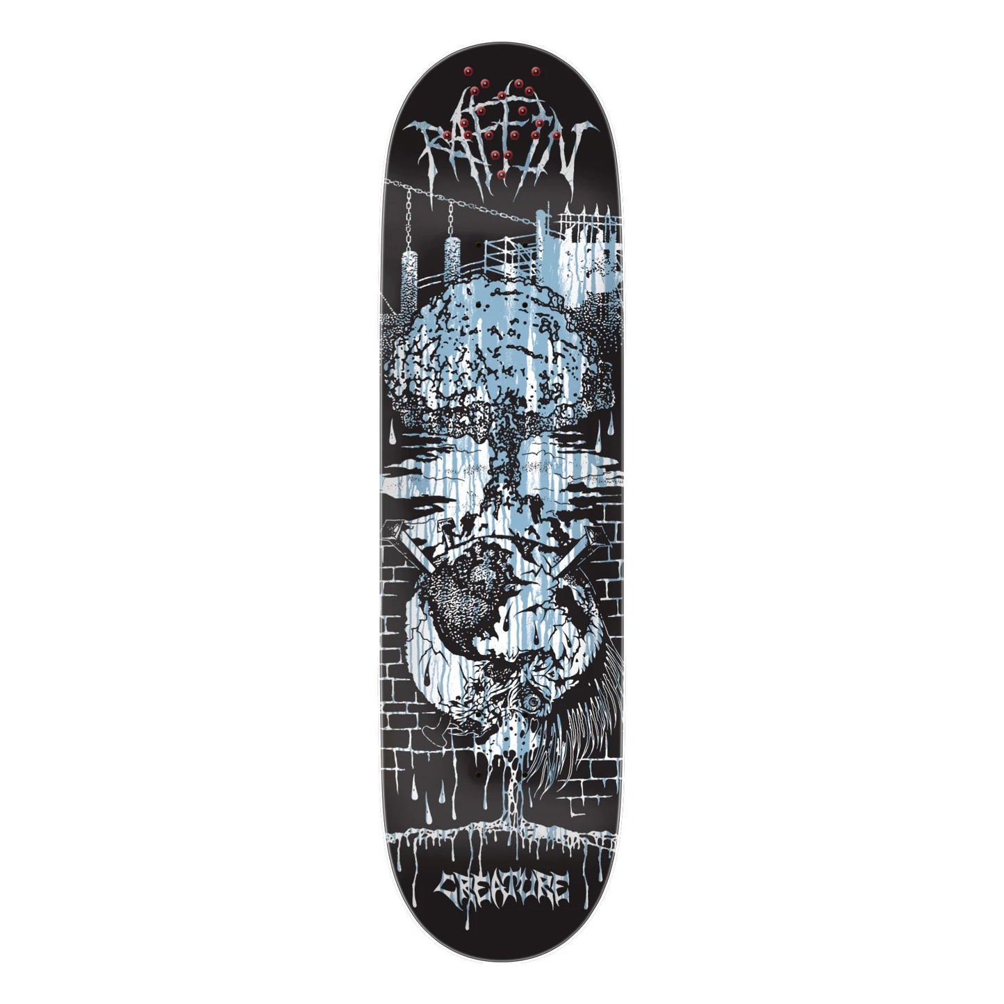 Raffin - BLK MTL UV-INK - 8.53"