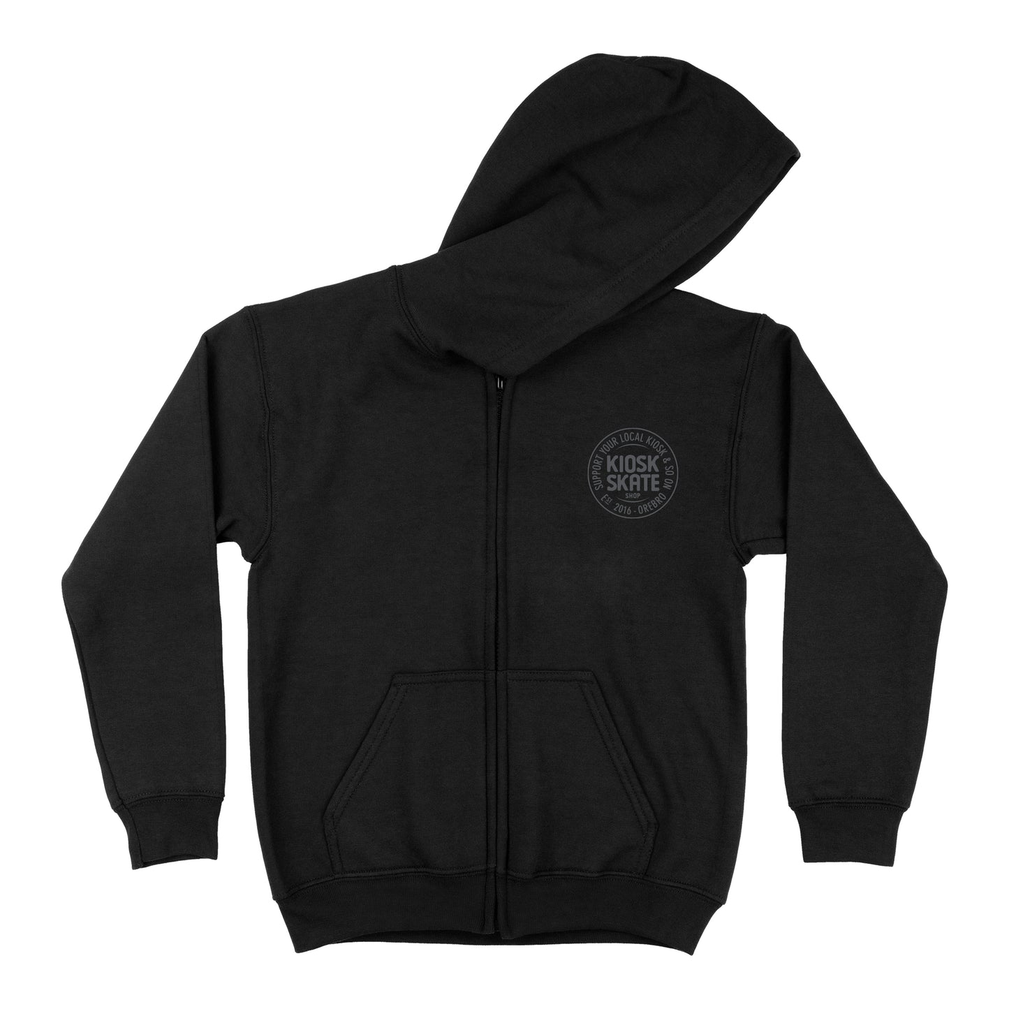 Kiosk - Lucky Zip Hood - Black