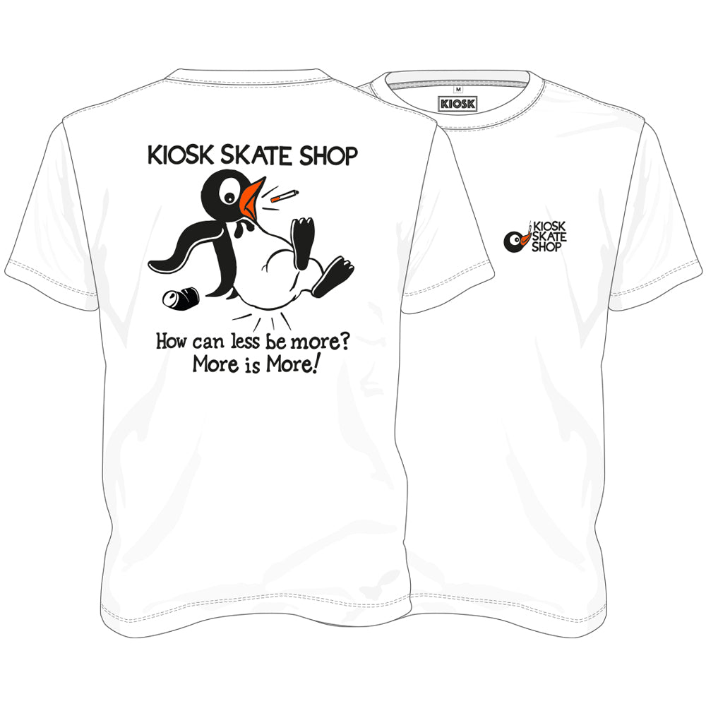 KIOSK SKATE SHOP - MORE IS MORE - WHITE