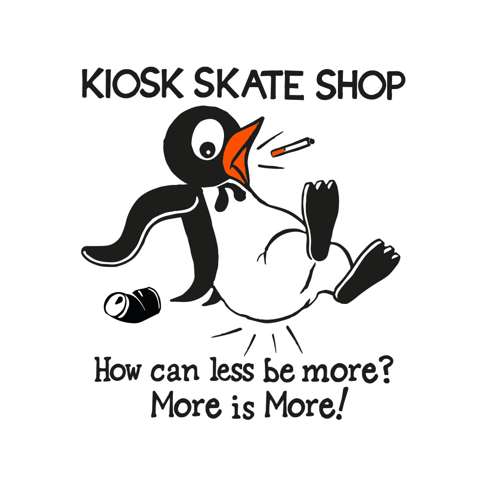 KIOSK SKATE SHOP - MORE IS MORE - WHITE