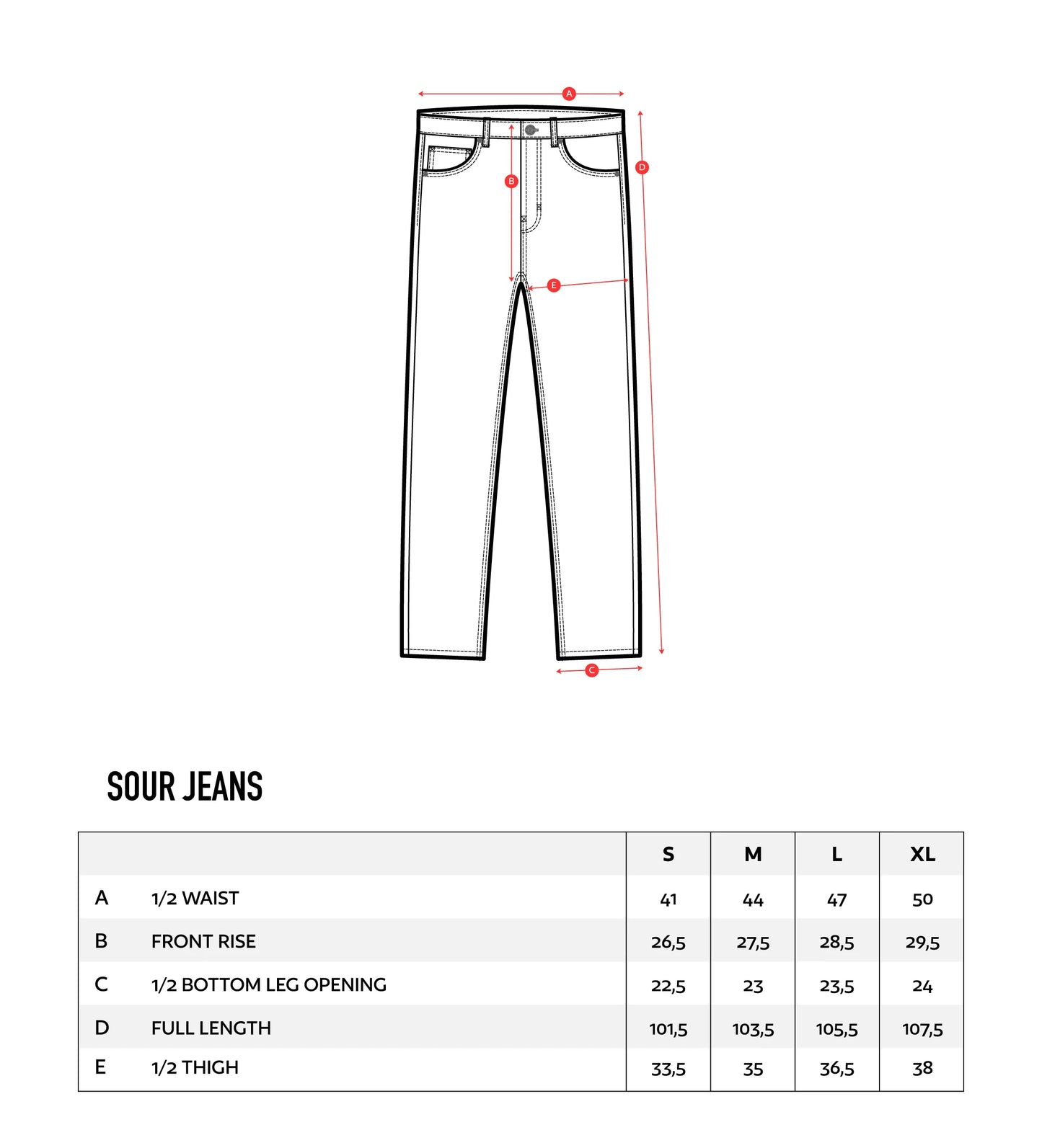 Sour Loose Jeans – Black