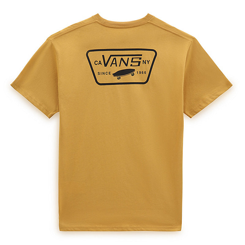 VANS FULL PATCH BACK T-SHIRT - YELLOW