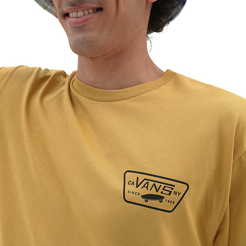 VANS FULL PATCH BACK T-SHIRT - YELLOW