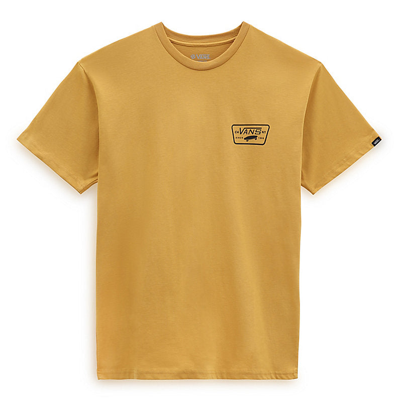 VANS FULL PATCH BACK T-SHIRT - YELLOW