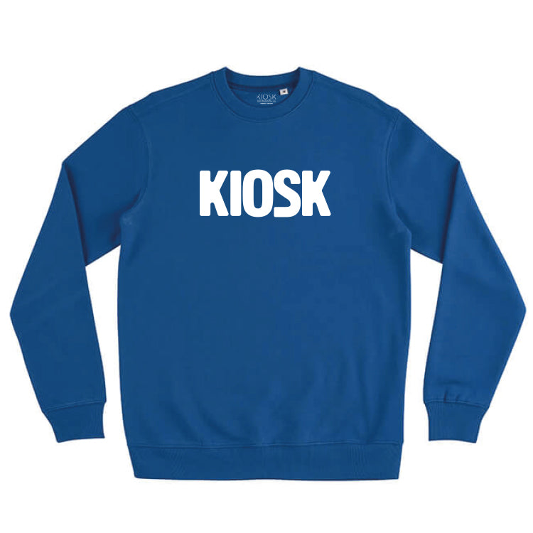 KIOSK CREWNECK ROUND LOGO - ROYAL BLUE