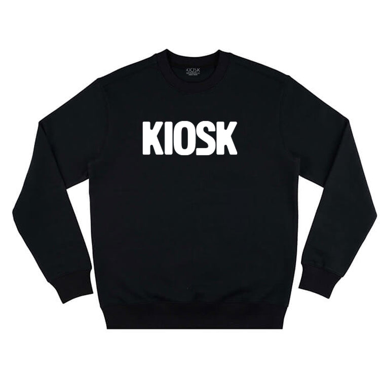 KIOSK CREWNECK ROUND LOGO - BLACK