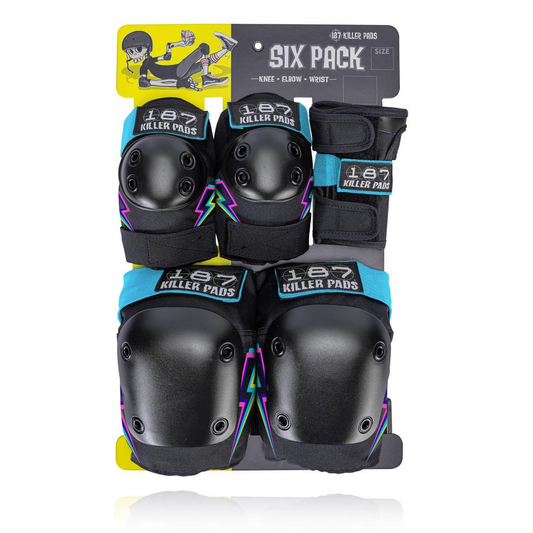 187 killer Pads - Jr. Six Pack Set - Electric Bolt