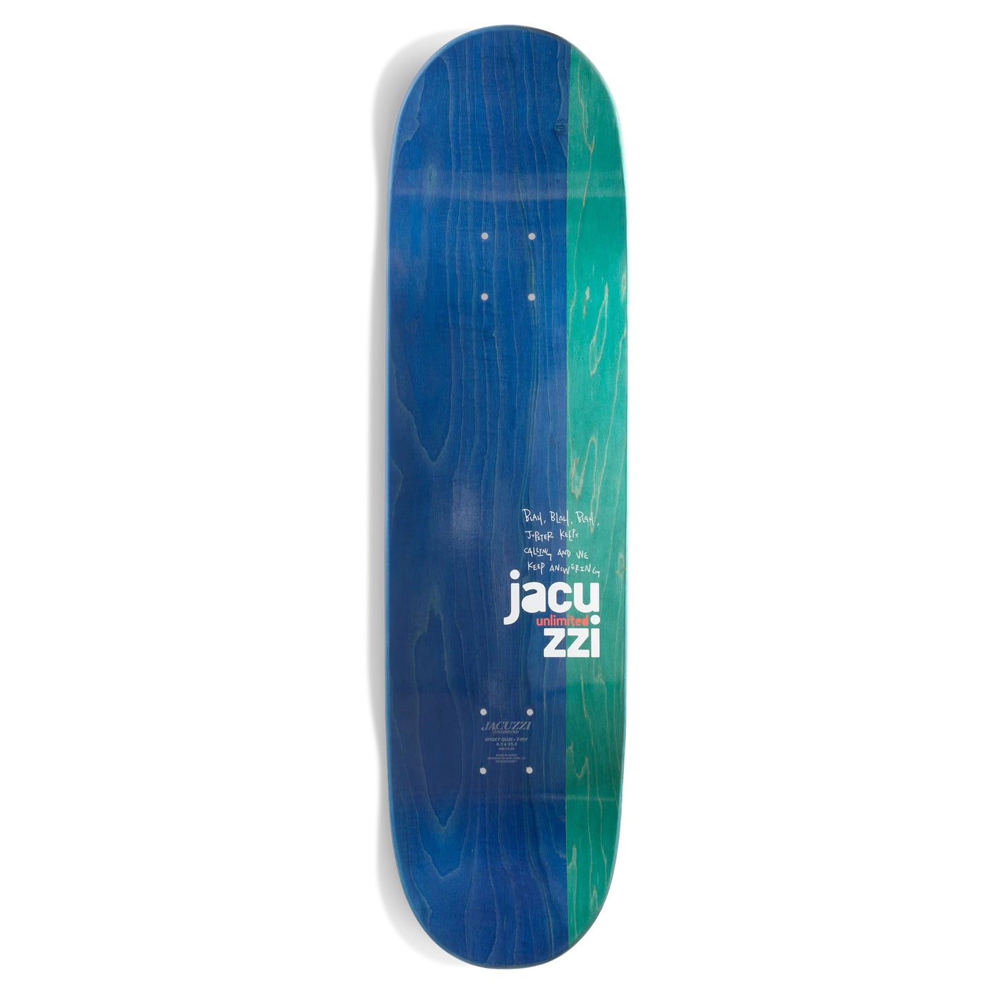 JACUZZI UNLIMITED - John Dilo On Hold - 8.5"