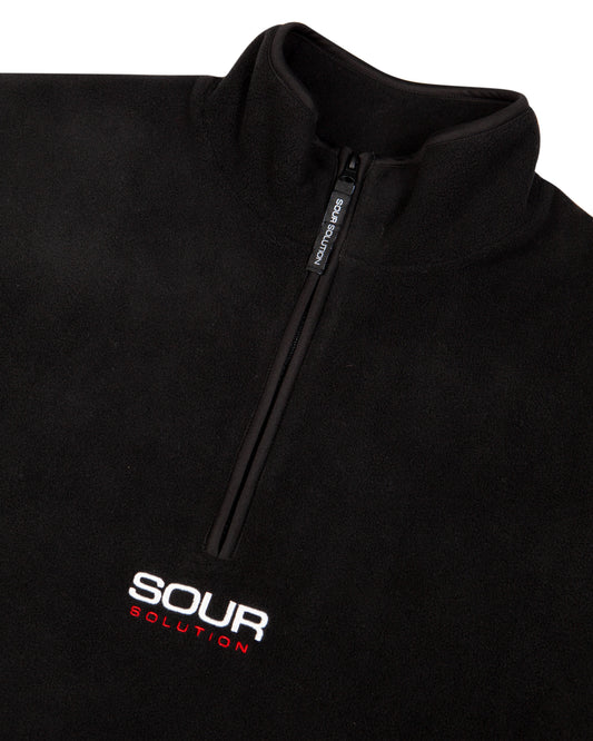 Sour Half Zip Micro Fleece – Black
