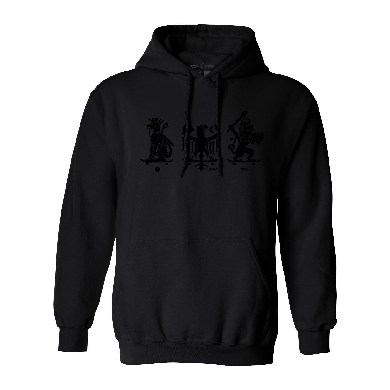 KIOSK x STIGBERGET x STREETLAB SKATE SHOP DAY - BLACK HOODIE
