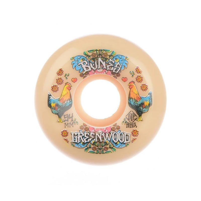 BONES WHEELS GREENWOOD DECOUPE - STF V5 SIDECUT 99A 52MM
