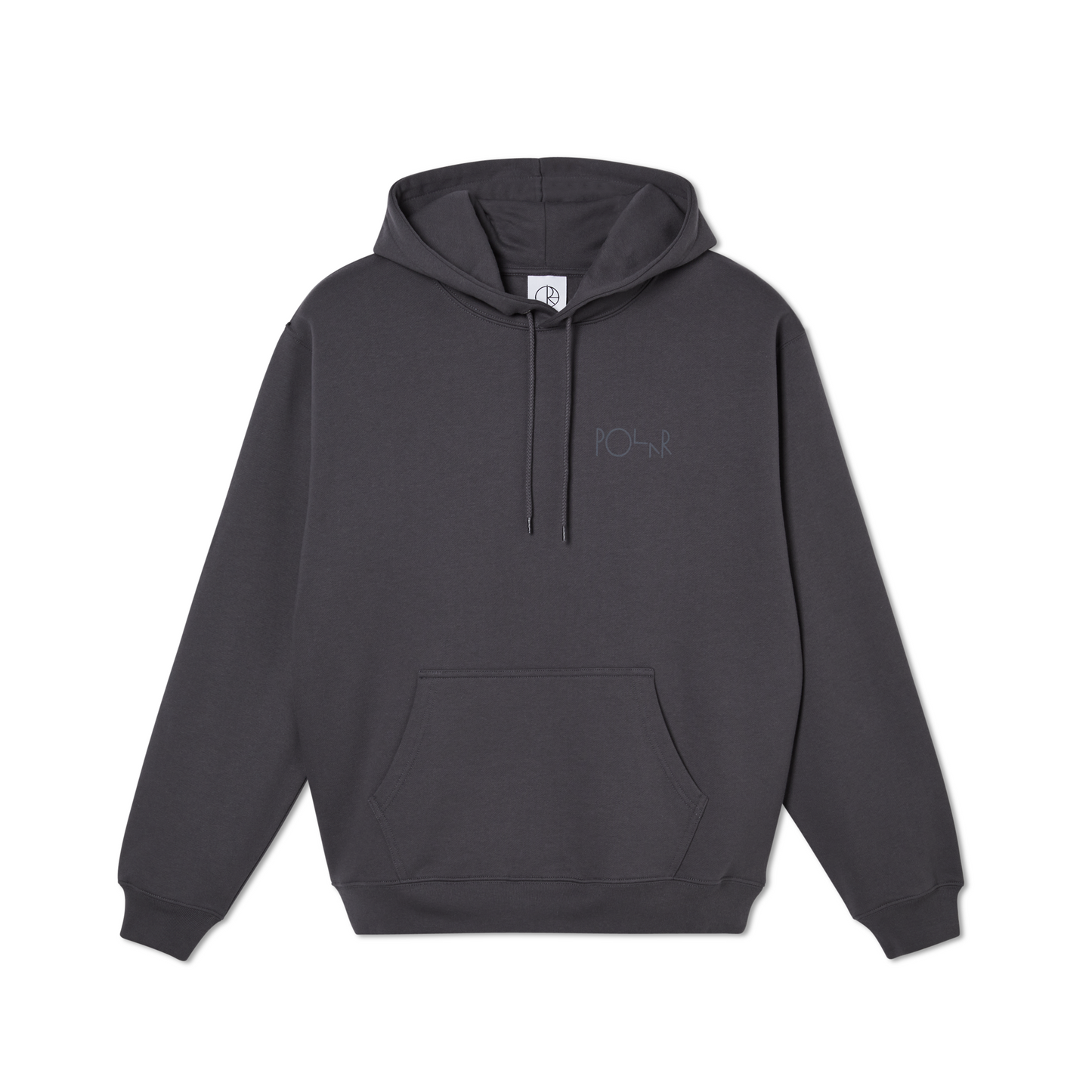 POLAR SKATE CO. STROKE LOGO HOODIE - GRAPHITE