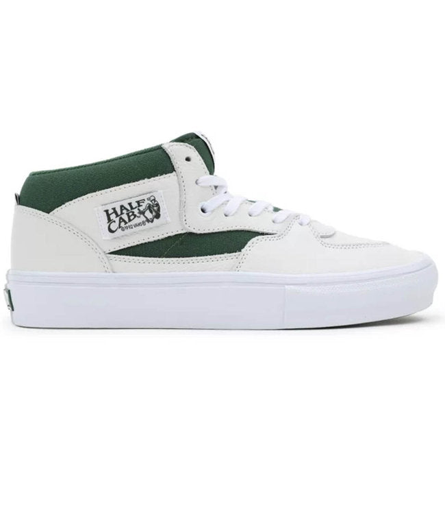 VANS SKATE HALF CAB - WHITE/GREEN