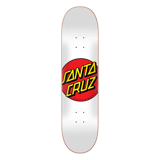 Santa Cruz – Classic Dot – White – 8.0