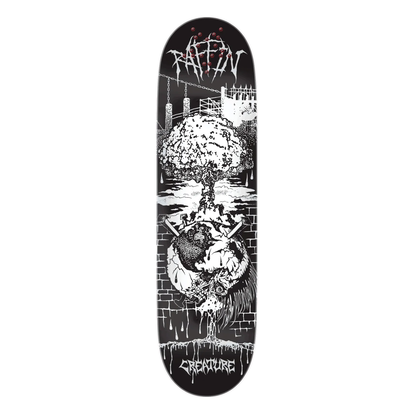 Raffin - BLK MTL UV-INK - 8.53"