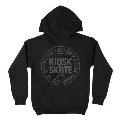 Kiosk - Lucky Zip Hood - Black