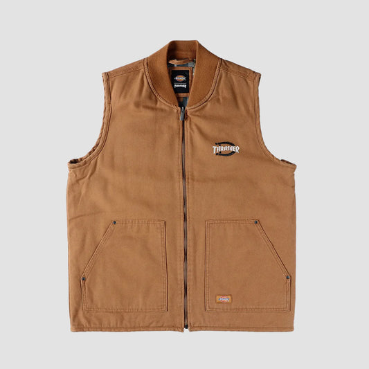 Dickies x Thrasher - Vest - Duck Brown