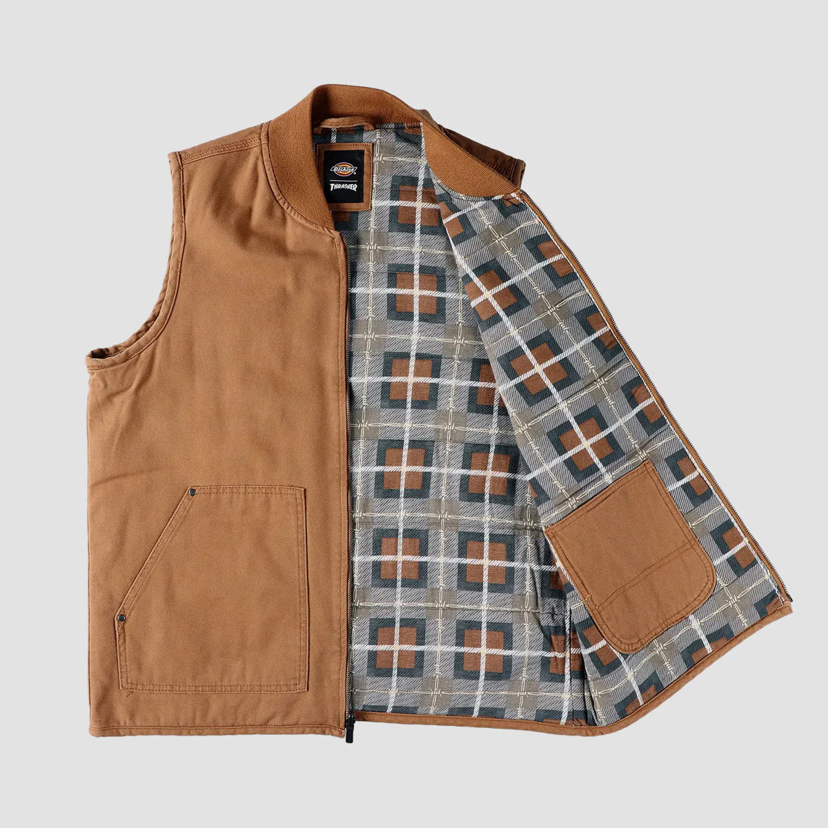 Dickies x Thrasher - Vest - Duck Brown
