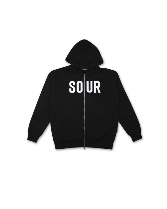 Sour Army Zip Hood – Black