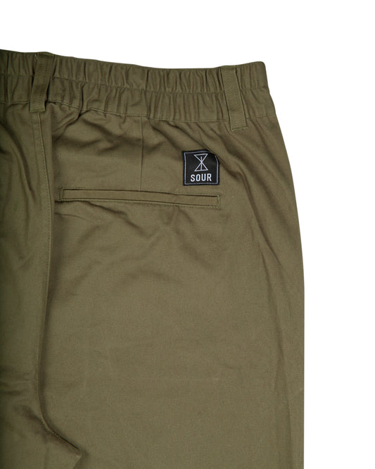 Sour Baggy Chino – Olive