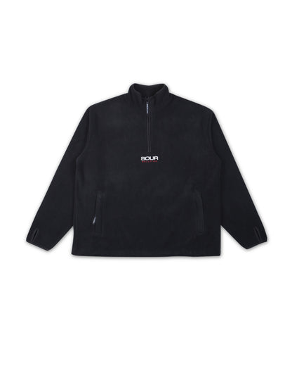Sour Half Zip Micro Fleece – Black