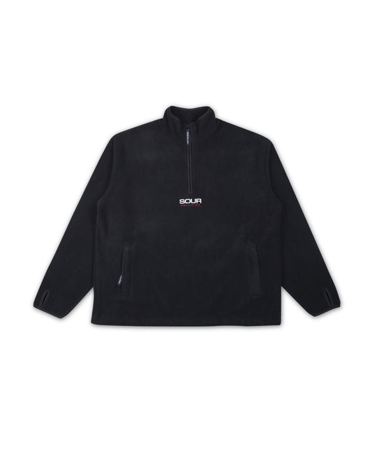 Sour Half Zip Micro Fleece – Black