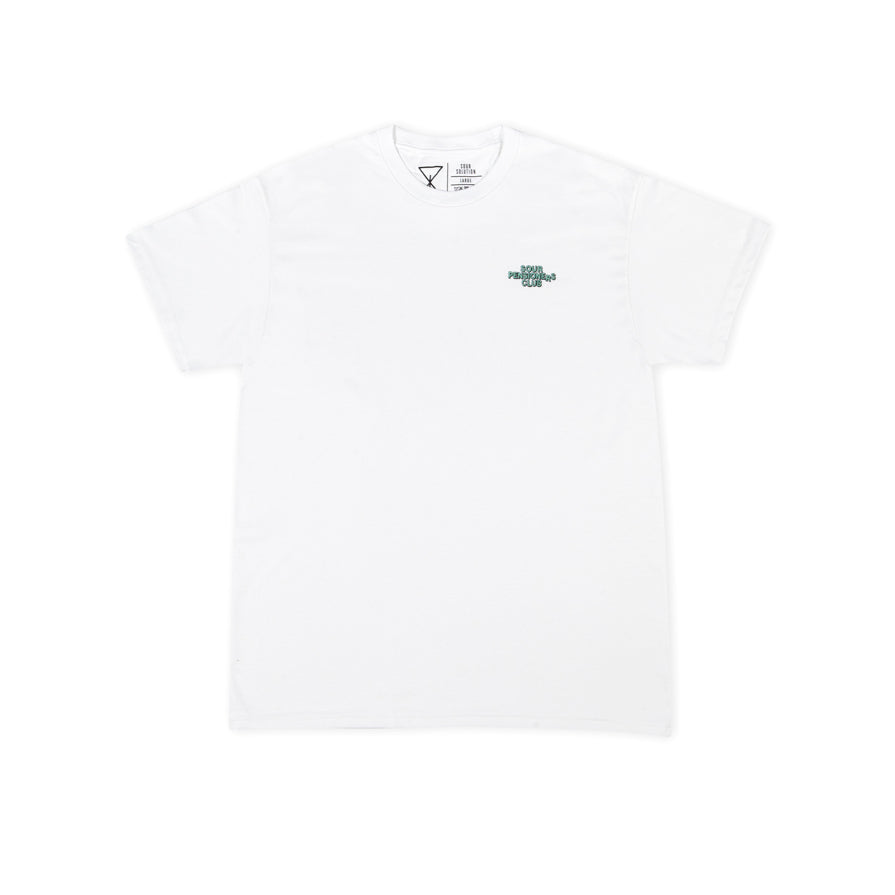 SOUR SOLUTION PENSIONERS CLUB TEE - WHITE